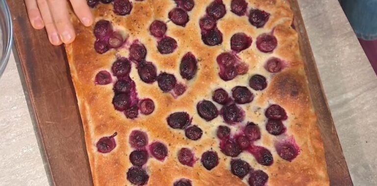 schiacciata toscana all'uva di Fulvio Marino