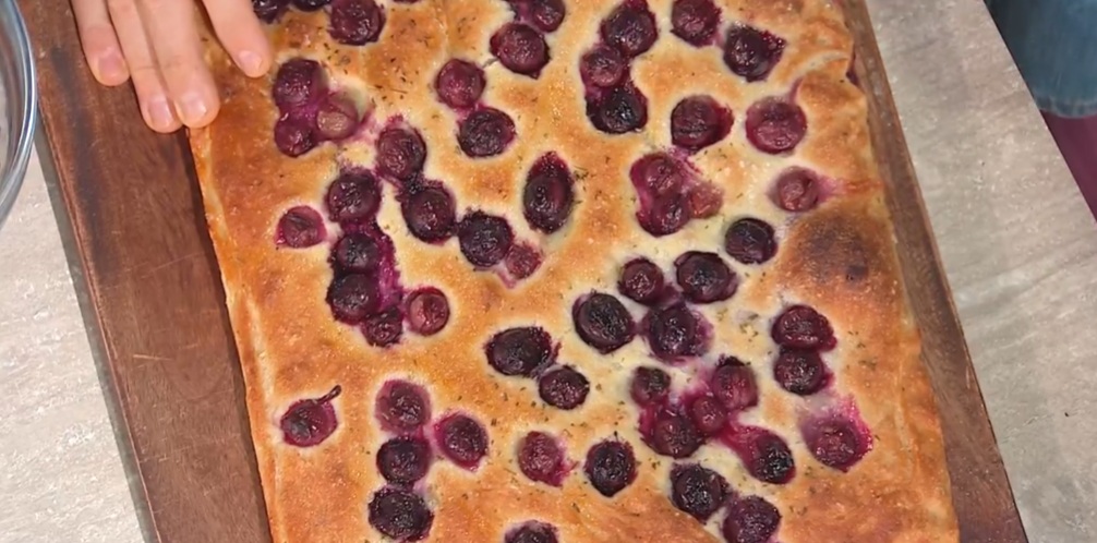 schiacciata toscana all'uva di Fulvio Marino
