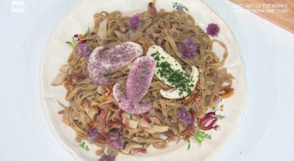 tagliatelle funghi speck e noci di Cristian Bertol