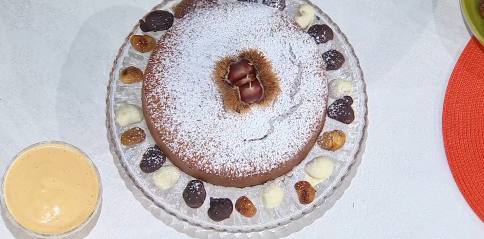 torta di castagne con zabaione di Cristian Bertol
