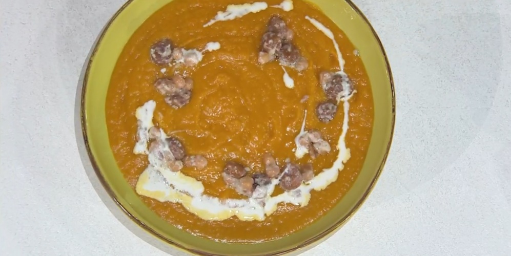 vellutata di zucca e castagne di Zia Cri